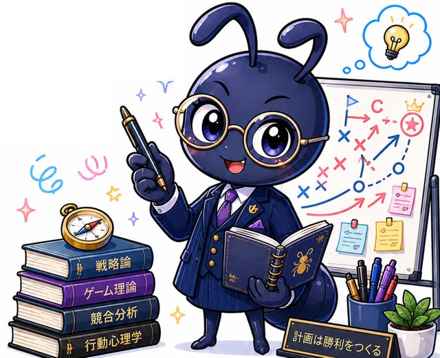 参謀アリのイラスト